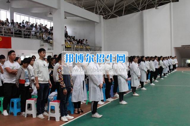 成都中醫(yī)藥大學(xué)附院針灸學(xué)校龍泉校區(qū)舉行2017年新團員入團宣誓儀式