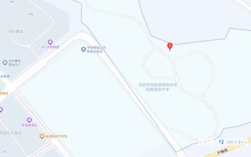 關(guān)嶺縣民族中等職業(yè)學(xué)校地址，乘車(chē)路線