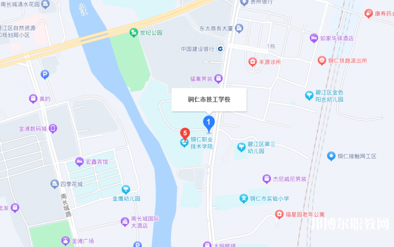銅仁市技工學(xué)校地址，乘車路線