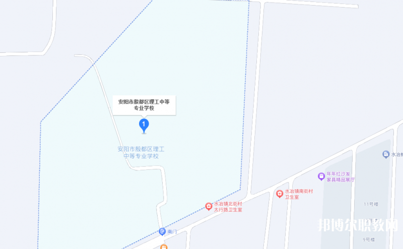 安陽市殷都區(qū)理工中等專業(yè)學(xué)校地址，乘車路線