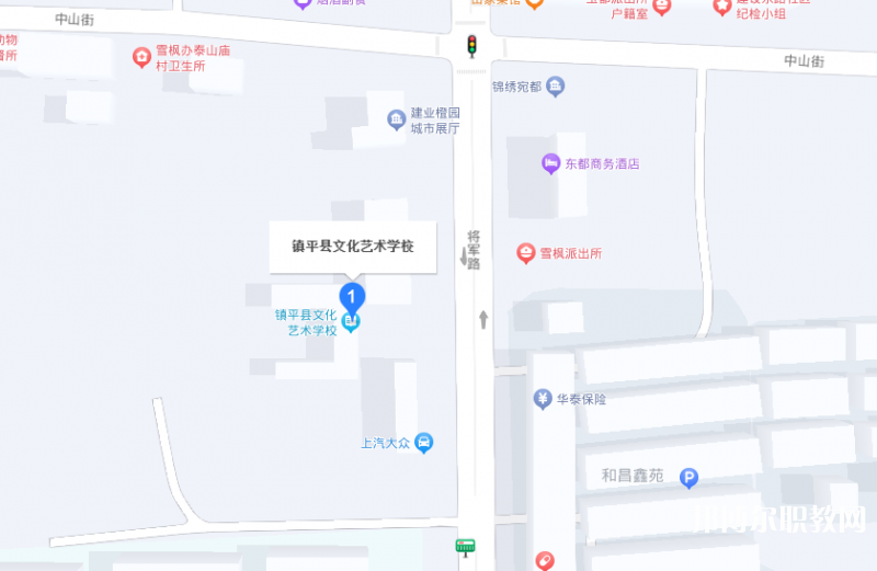 鎮(zhèn)平縣文化藝術(shù)學(xué)校地址，乘車路線