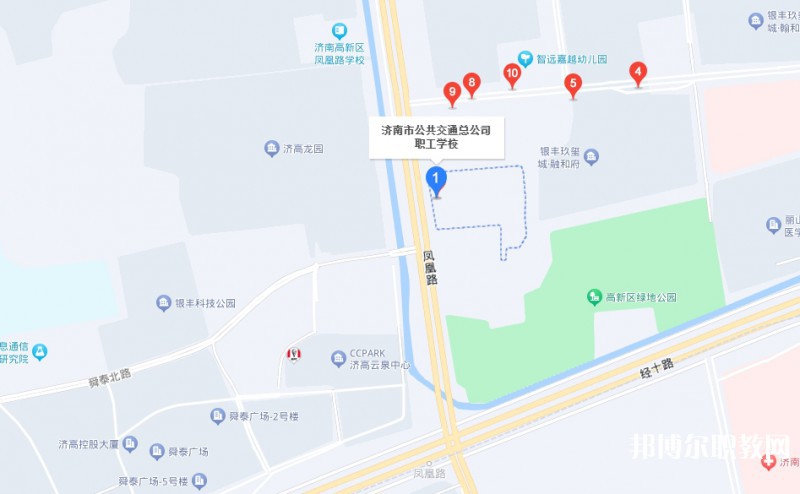 濟南市公共交通職業(yè)高級中學(xué)地址，乘車路線