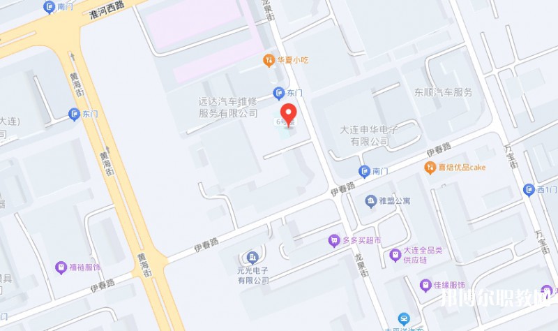 大連市蘭克藝術(shù)中等職業(yè)學(xué)校地址，乘車路線