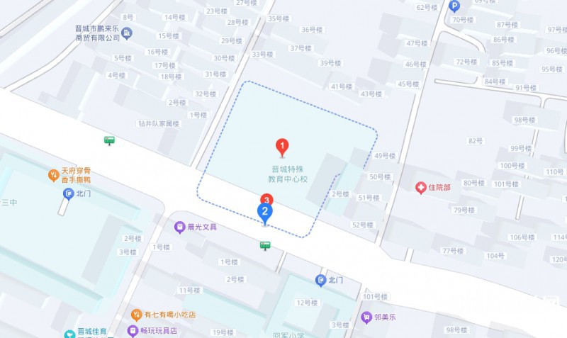 晉城市特殊教育中心學(xué)校地址，乘車路線